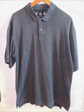 Vintage Nike Golf Men's Short Sleeve Polo Shirt Black Size Large L